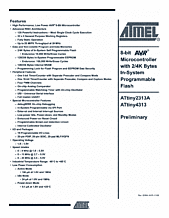 DataSheet ATtiny2313A pdf